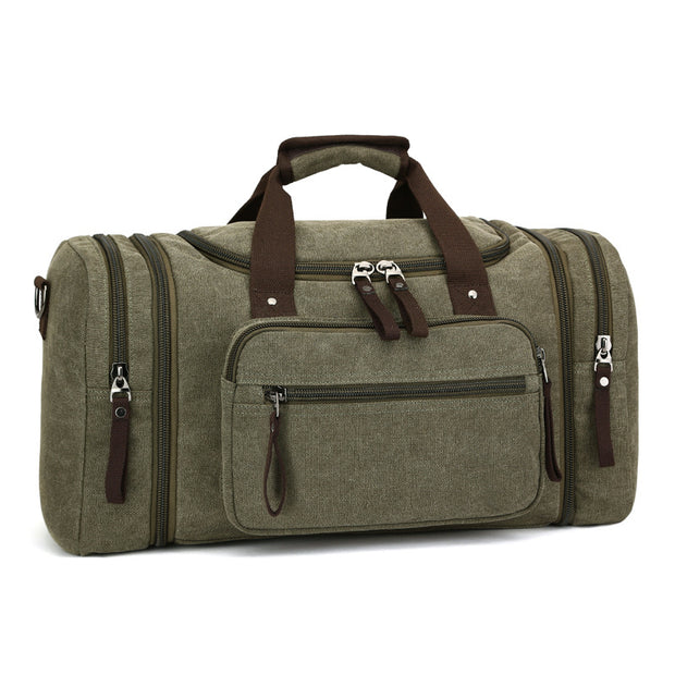 Fashion Outdoor Travel Bag Portable Canvas Messenger Backpack