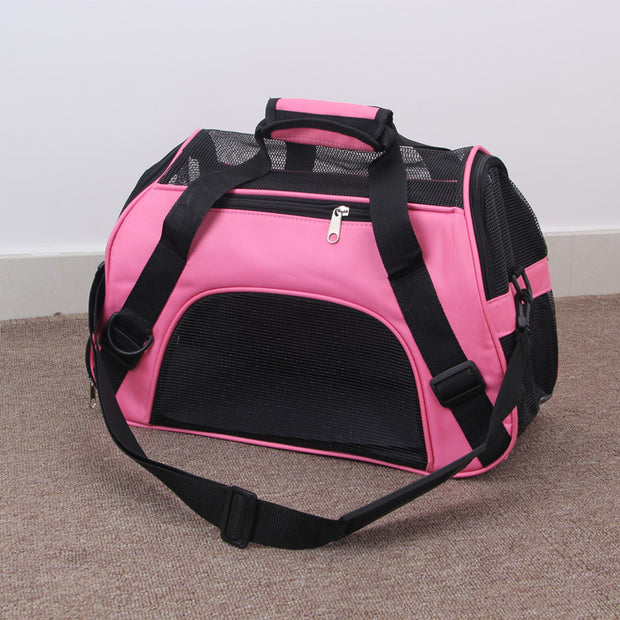 Portable Pet Mesh Carrier Bag Pet Travel Bags